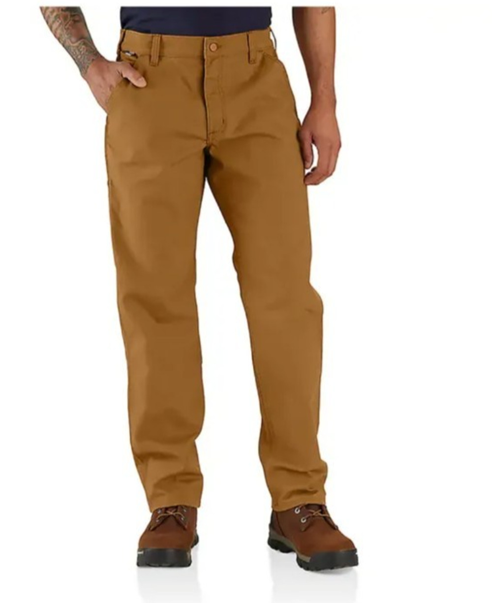 Carhartt FR Duck Work Dungaree Pants 52x32 Flame Resistant Rugged Canvas NEW NWT
